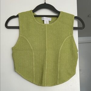 House of Harlow 1960 Olive Tank Top